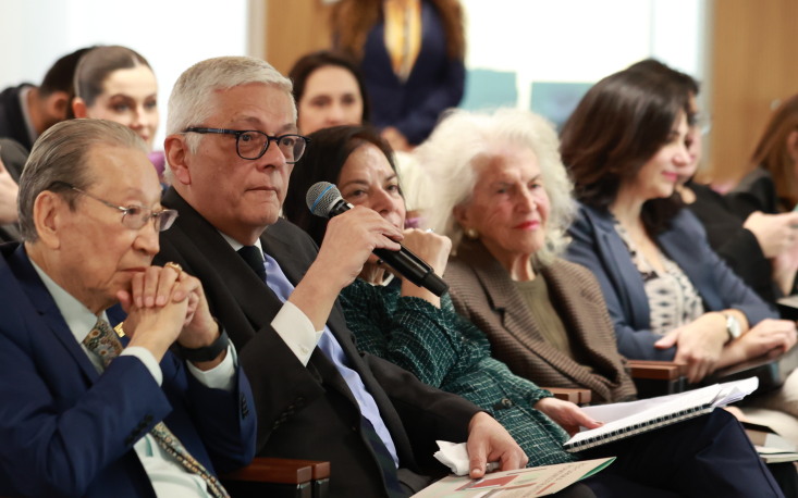 Público interage com os membros do CSD