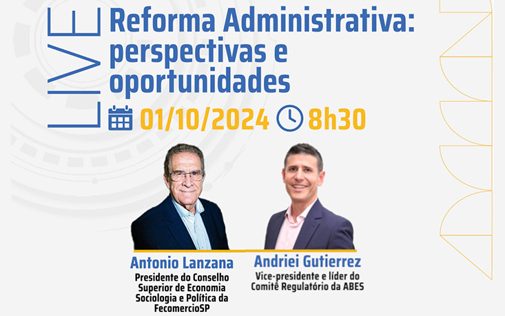 Reforma Administrativa é tema de live