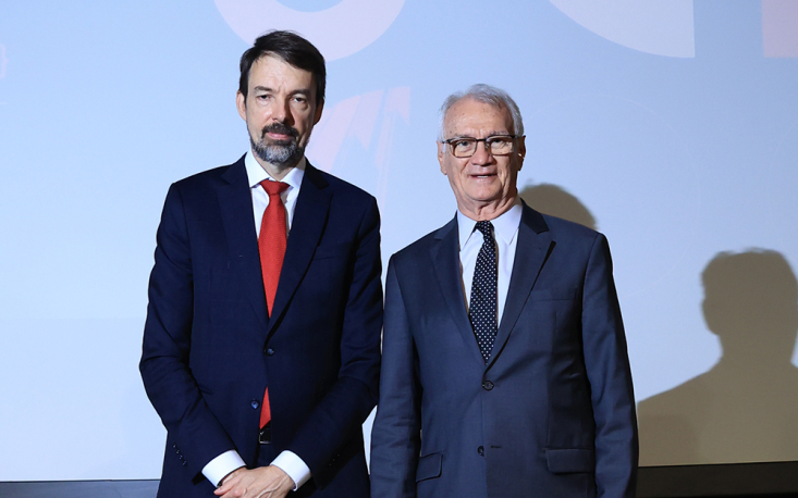Fernando Luís Schüler ao lado de Ivo Dall’Acqua Júnior