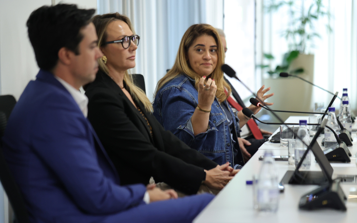 Alessandra Heloise Vieira compartilha o trabalho feito com as pequenas empresas. (Foto: Edilson Dias/FecomercioSP)