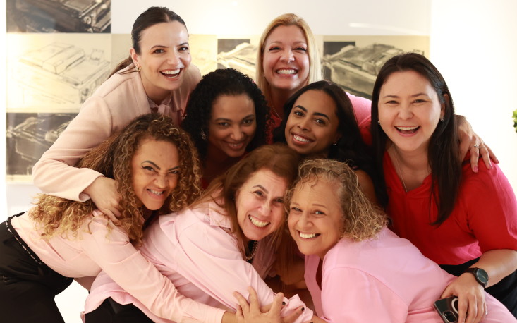 Outubro Rosa também foi um momento de confraternização na casa (Foto: Edilson Dias/FecomercioSP)