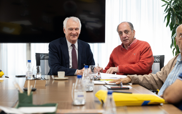 Ivo Dall'Acqua Júnior, presidente em exercício da FecomercioSP, ao lado do presidente do Sindicato dos Comerciários de São Paulo, Ricardo Patah / Fotos: Edilson Dias Ivo Dall'Acqua Júnior, presidente em exercício da FecomercioSP, ao lado do presidente do Sindicato dos Comerciários de São Paulo, Ricardo Patah / Fotos: Edilson Dias