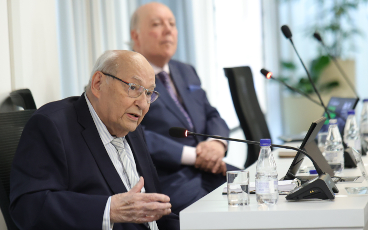 Ives Gandra da Silva Martins debate sobre o período de transição da Reforma Tributária. (Foto: Edilson Dias/FecomercioSP)