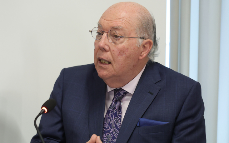 M&aacute;rcio Ol&iacute;vio Fernandes da Costa, presidente do Codecon/SP, abre o 7&ordm; Congresso (Foto: Edilson Dias/FecomercioSP)