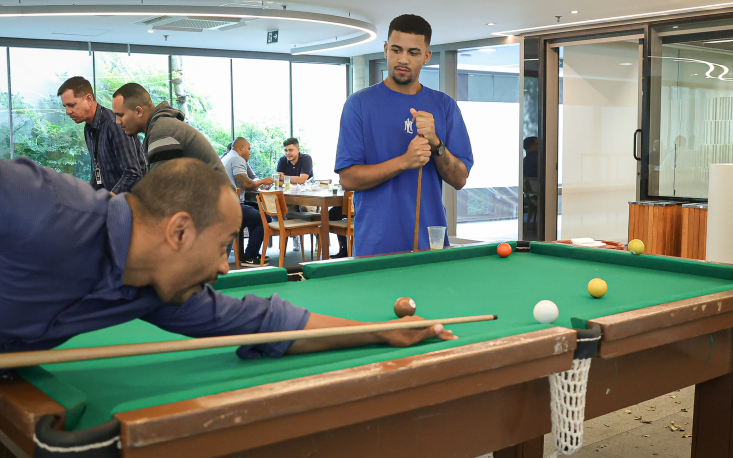 Integração entre os colaboradores marcou a data (Imagem: Edilson Dias)