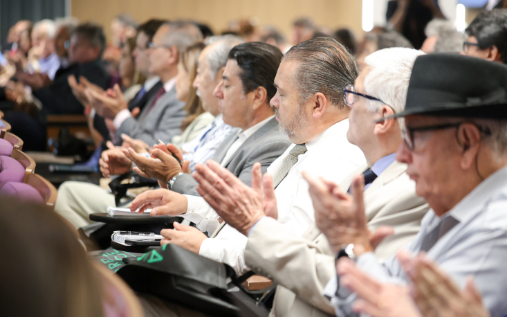 A audiência manteve-se atenta durante os qualificados debates ao longo do dia (Imagem: Edilson Dias)