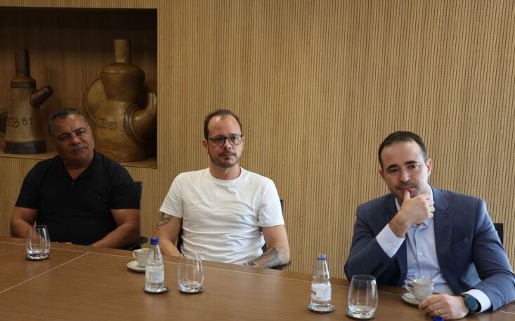 Deputado Bruno Ganem e assessores (cr&eacute;dito: divulga&ccedil;&atilde;o)