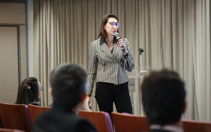 Ver&ocirc;nica Ramos Tavares, conselheira representante da Corregedoria da Fiscaliza&ccedil;&atilde;o Tribut&aacute;ria (Corfisp). (Foto: Edilson Dias/FecomercioSP)