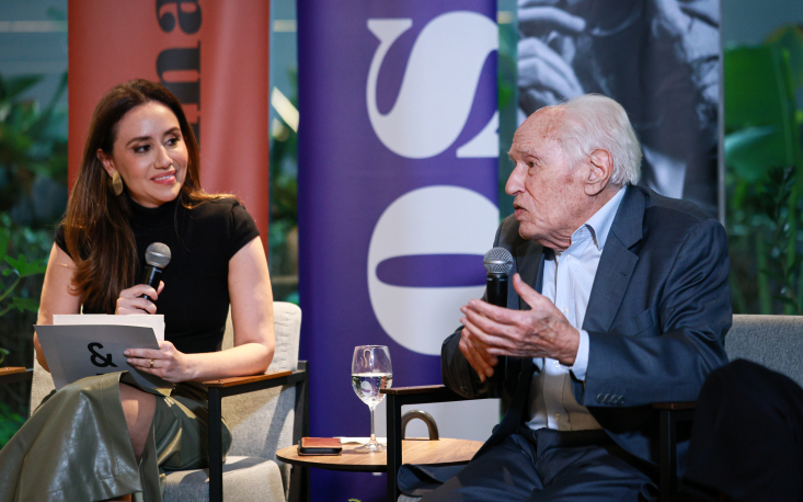 Com media&ccedil;&atilde;o de Camila Silveira, conversa revela um Goldemberg al&eacute;m do curr&iacute;culo, entre hist&oacute;rias, escolhas e solu&ccedil;&otilde;es (foto: Edilson Dias)
