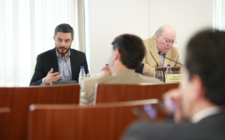 Gabriel Tieppo da Rocha, representante da Diretoria de Gest&atilde;o e Atendimento (Diges) da Sefaz/SP. (Foto: Edilson Dias/FecomercioSP)