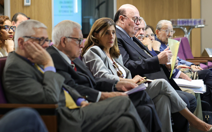 Plateia assiste às palestras durante reunião do Conselho Superior de Direito (Imagem: Edilson Dias)