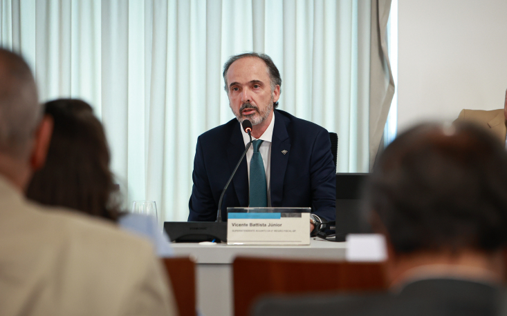 Vicente Battista Júnior compartilha suas impressões sobre o novo sistema. (Foto: Edilson Dias/FecomercioSP)