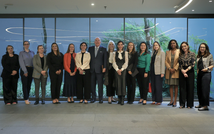 69b810c19cb34-edilson_dias_52402 Reunião conjunta entre o Conselho de Assuntos Tributários da Federação e a associação Mulheres no Tributário conta com grande presença feminina. (Foto: Edilson Dias/FecomercioSP)