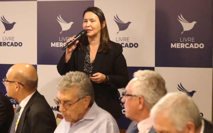 Sarina Manata, assessora da FecomercioSP, aborda proposta de atualização da Entidade