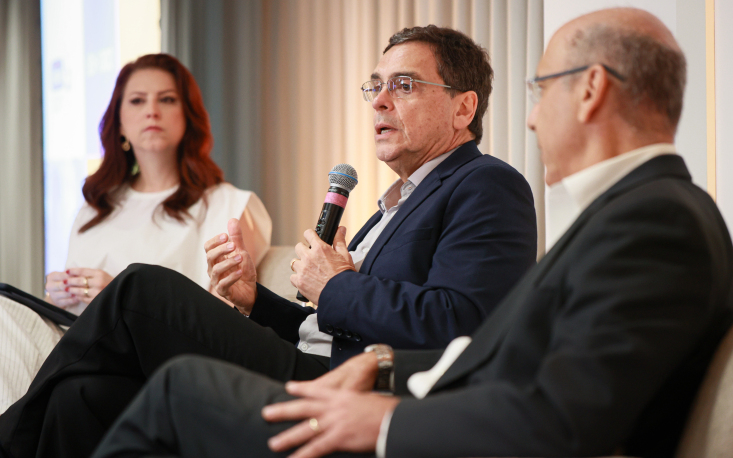 Marcos Mendes, pesquisador no Insper, palestrou sobre a relação entre produtividade e contas públicas (Imagem: Edilson Dias)