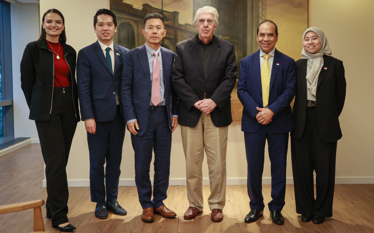 Visita institucional do embaixador não-residente de Singapura no Brasil, Goi Seng Hui, em encontro voltado ao fortalecimento das relações comerciais