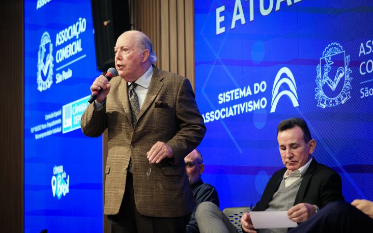 O presidente do Conselho de Assuntos Tributários da FecomercioSP, Márcio Olívio Fernandes da Costa