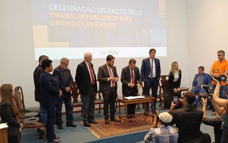 6a43d5a4d0b81-pacto1 O documento contempla atividades ligadas a shows, festivais, eventos esportivos, feiras e congressos (fotos: divulgação MTE)